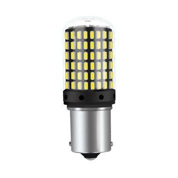 Лампа автомобільна LED BA15S-P21W Жовта PN430803 фото