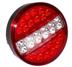 Фонарь стоп (24V, круглый) LED, (с кабелем, с секцией заднего хода) Mars Tech M720103 M720103 фото