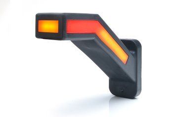 Габаритний ліхтар LED передньо-задній з повторювачем повороту лівий W168.6DD_1259L WAS W168.6DD_1259L фото