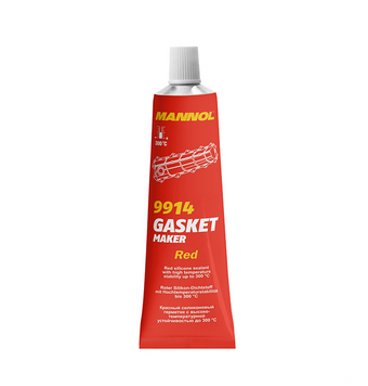 Червоний силіконовий герметик MANNOL Gasket Maker Red 9914 9914 фото