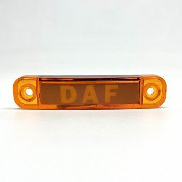 Габаритний ліхтар світлодіодний жовтий 24В з написом Daf L003024DFY фото