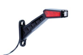 Ліхтар 3-х функціональний контурно-габаритний LED, правий, на косій довгій гумовій ніжці FT-146 P LED фото
